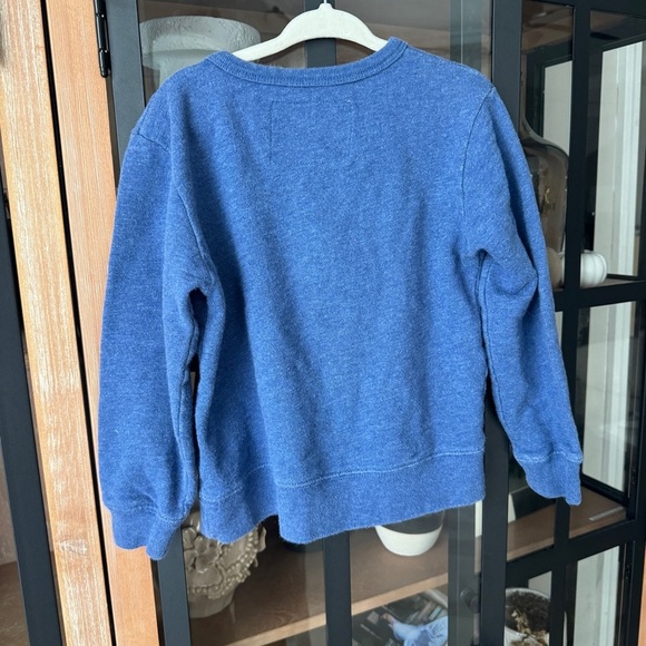 Mini Boden embroidered sweater toddler boys textured terry adventure crewneck - Picture 5 of 7